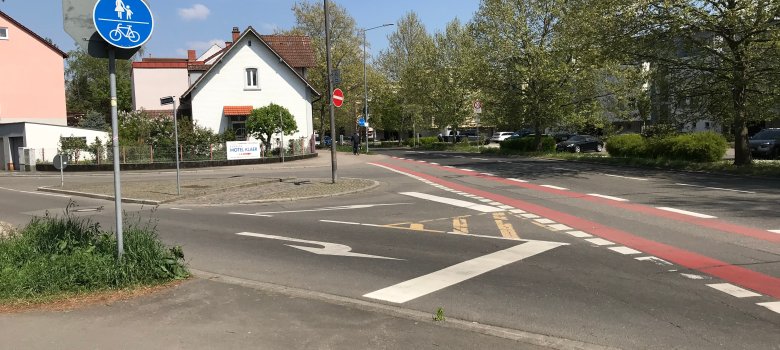 Einmündung Nonnenbachstraße