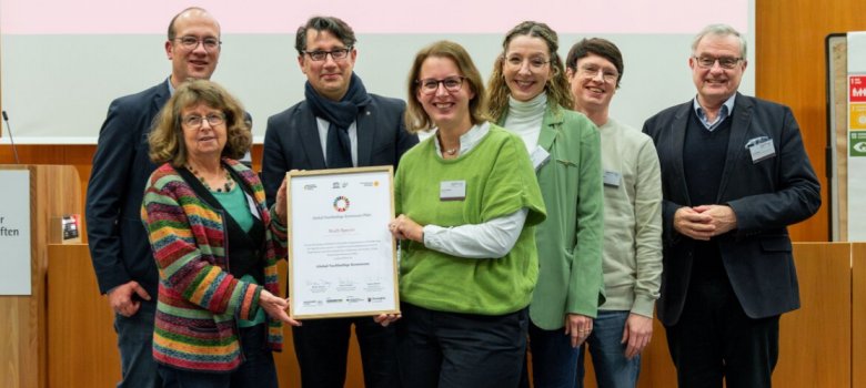 Auszeichnung der Stadt Speyer zur „Global Nachhaltige Kommune“ am 7. Dezember 2023 